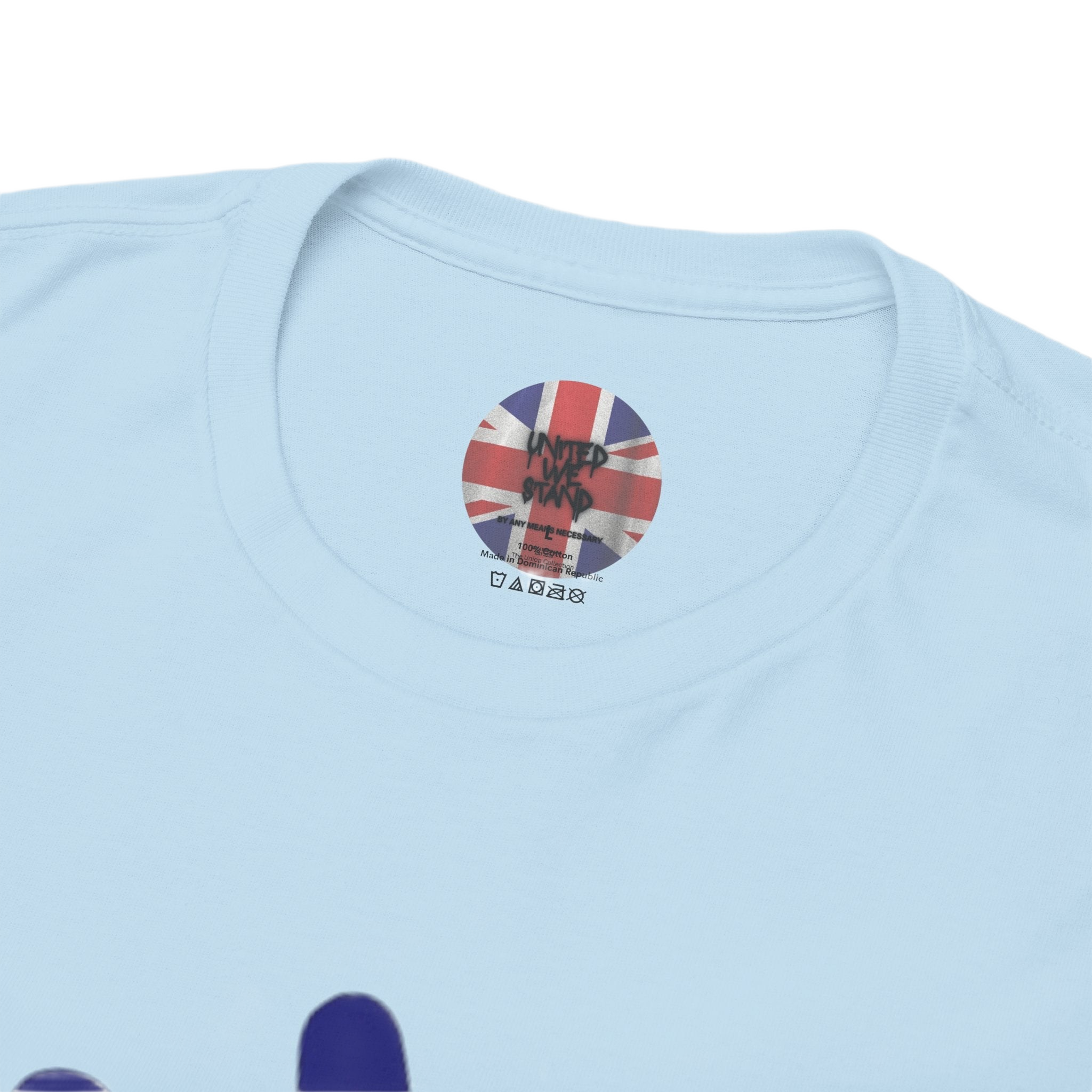 Patriotism Is Not Racism T-Shirt | Union Collection Blue Hand Design | British Statement Tee