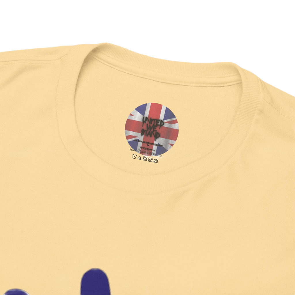 Patriotism Is Not Racism T-Shirt | Union Collection Blue Hand Design | British Statement Tee