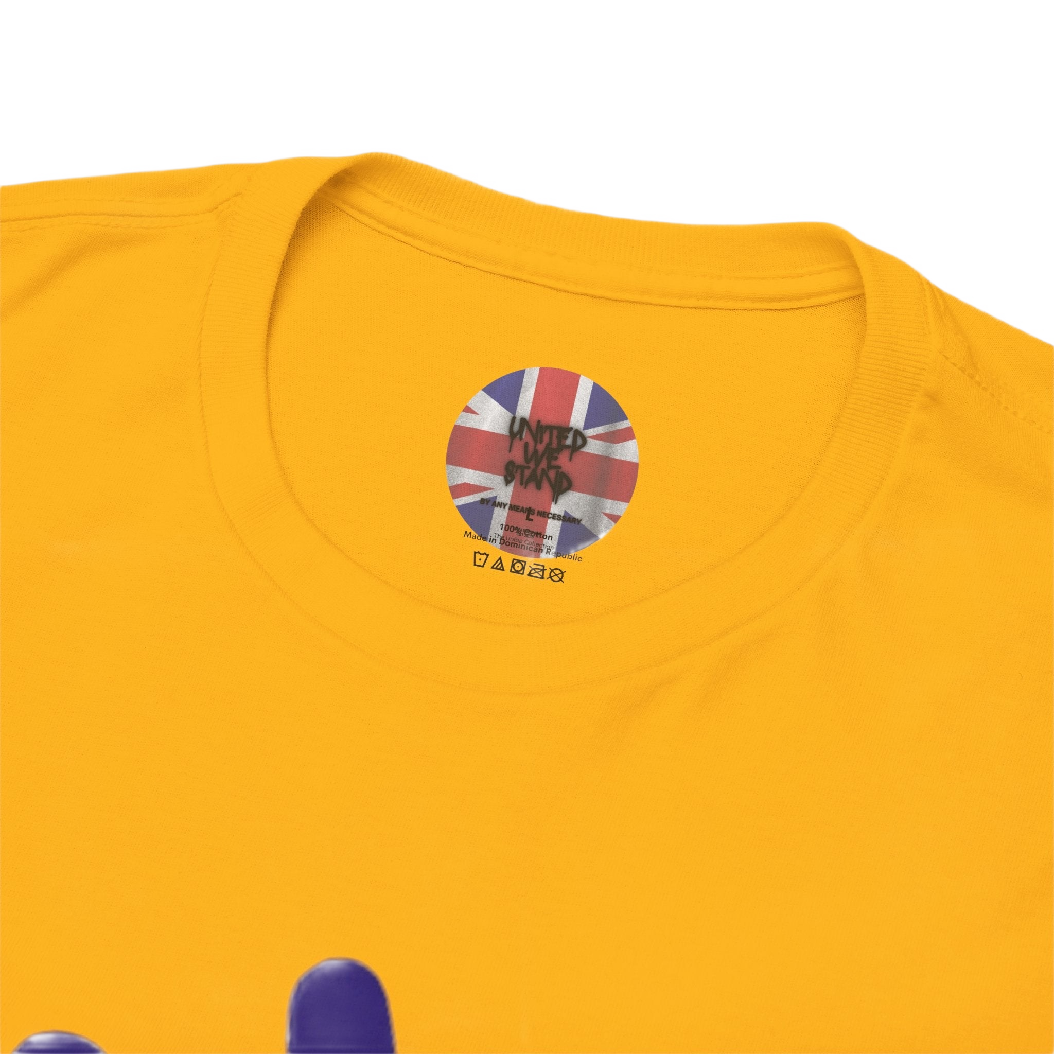 Patriotism Is Not Racism T-Shirt | Union Collection Blue Hand Design | British Statement Tee