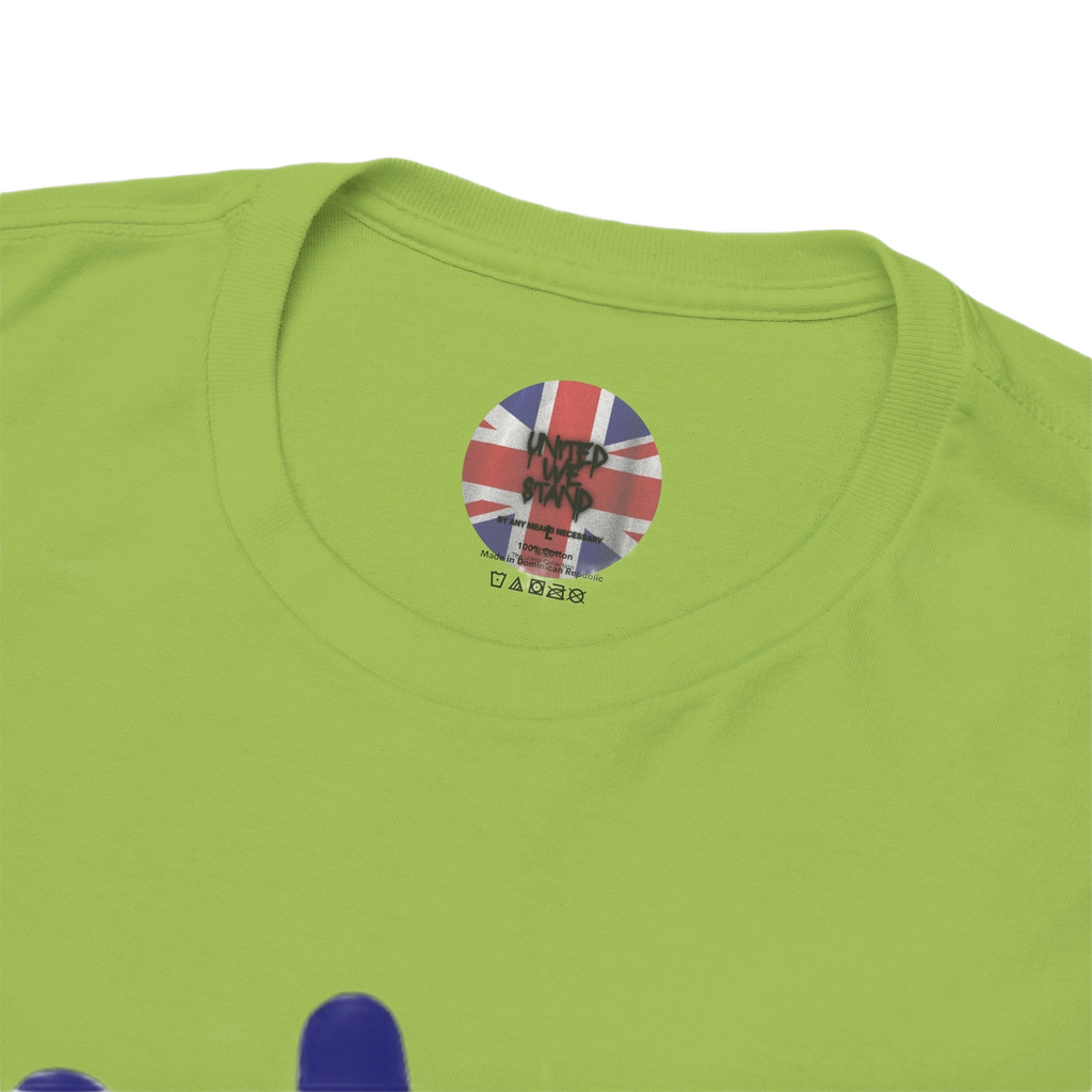 Patriotism Is Not Racism T-Shirt | Union Collection Blue Hand Design | British Statement Tee