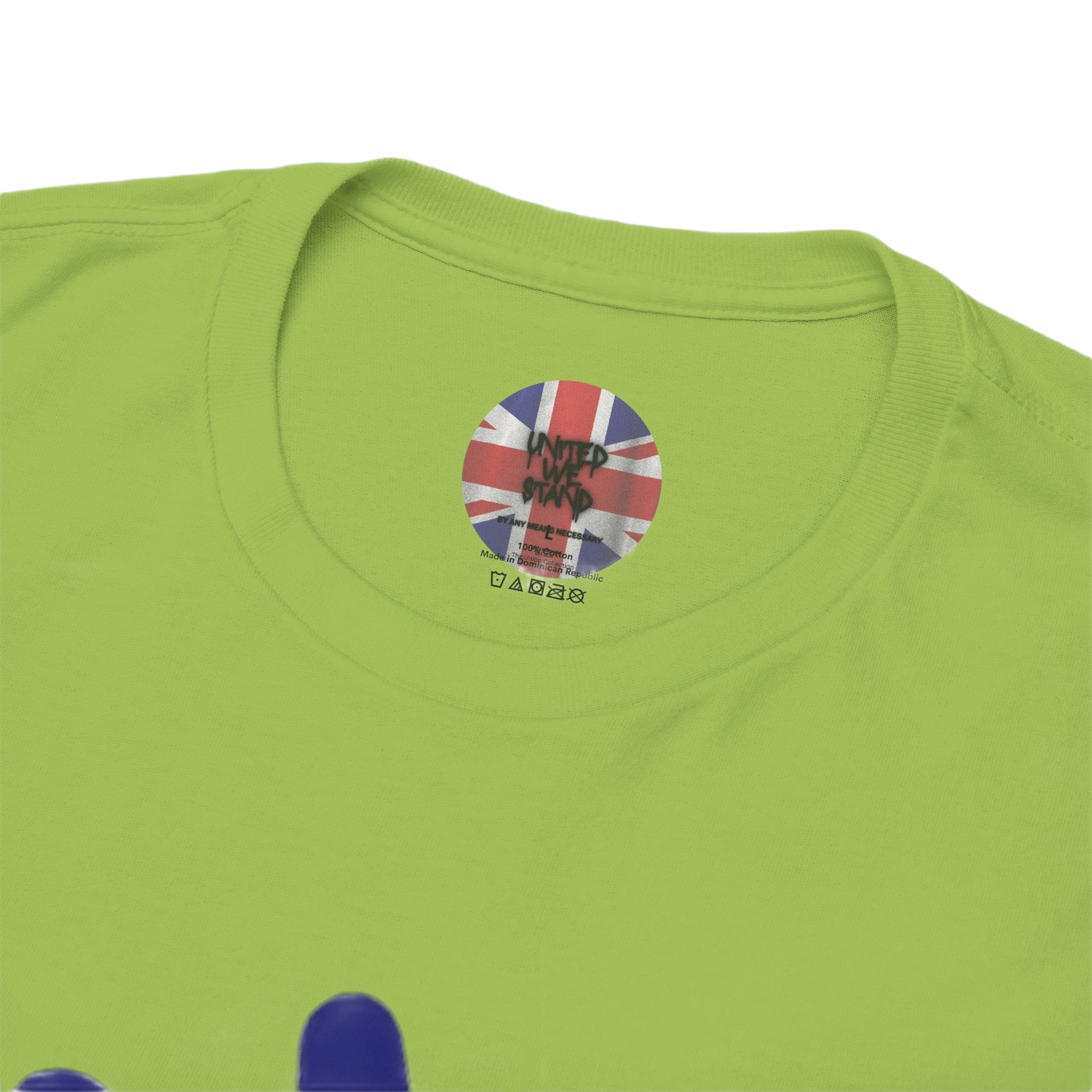 Patriotism Is Not Racism T-Shirt | Union Collection Blue Hand Design | British Statement Tee