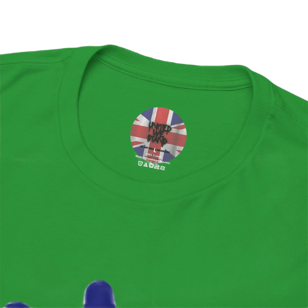 Patriotism Is Not Racism T-Shirt | Union Collection Blue Hand Design | British Statement Tee