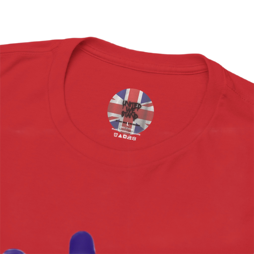 Patriotism Is Not Racism T-Shirt | Union Collection Blue Hand Design | British Statement Tee