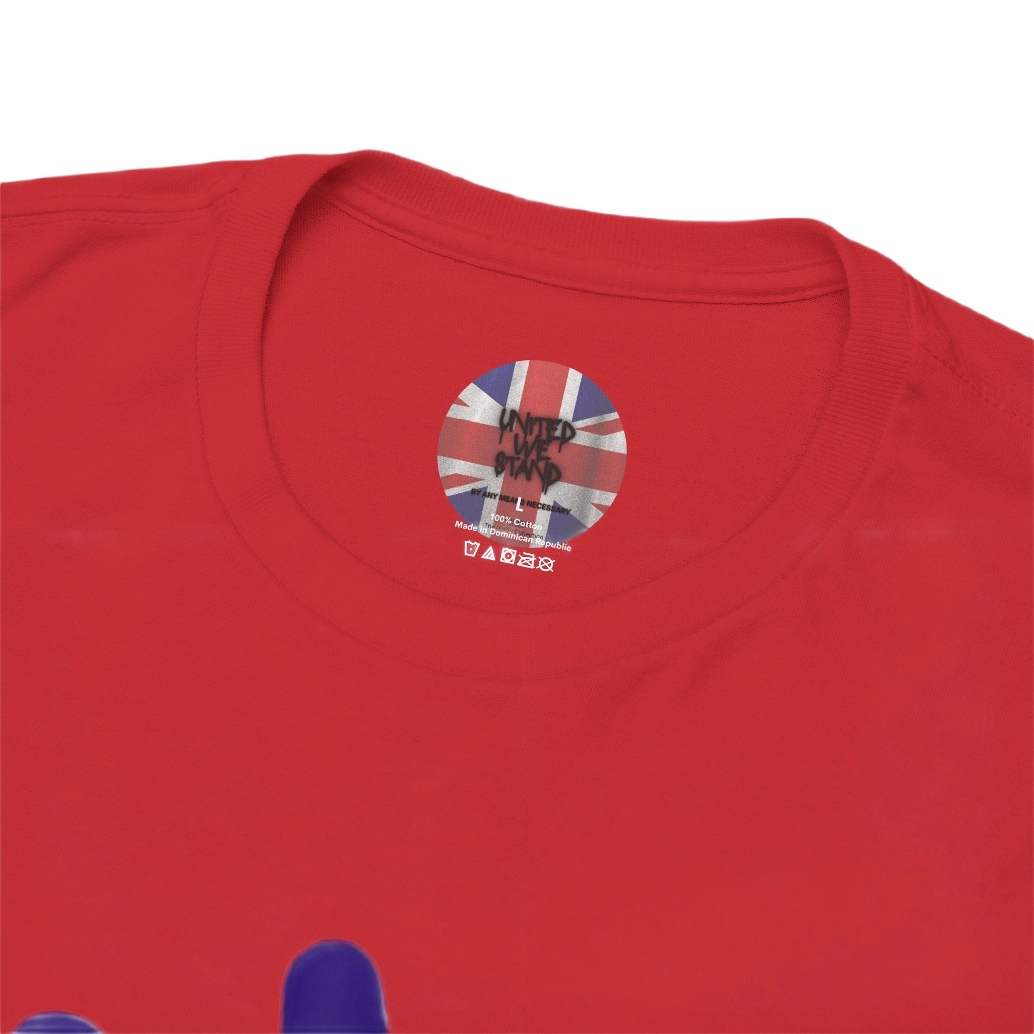 Patriotism Is Not Racism T-Shirt | Union Collection Blue Hand Design | British Statement Tee